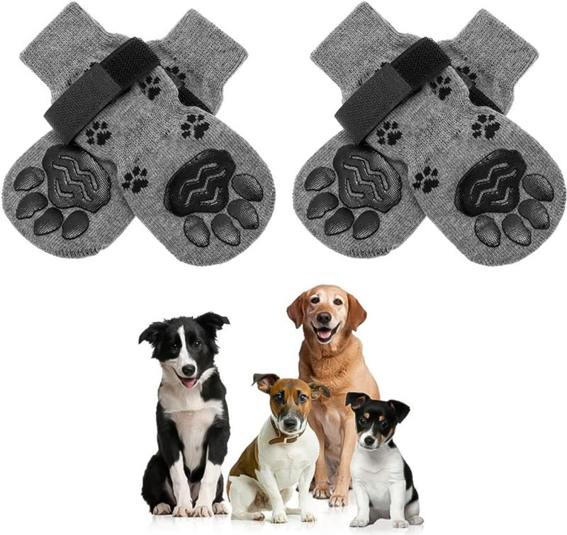 Anti-Slip Grip Socks (Set of 4)
