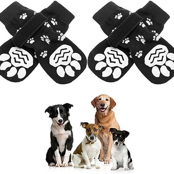 Anti-Slip Grip Socks (Set of 4)